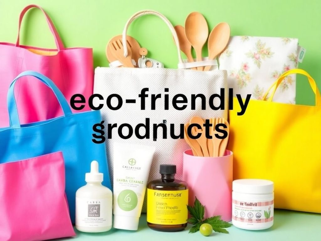 Produse eco-friendly pentru un viitor sustenabil.